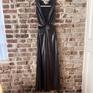 Petal & Pup Shimmering Black Maxi Dress